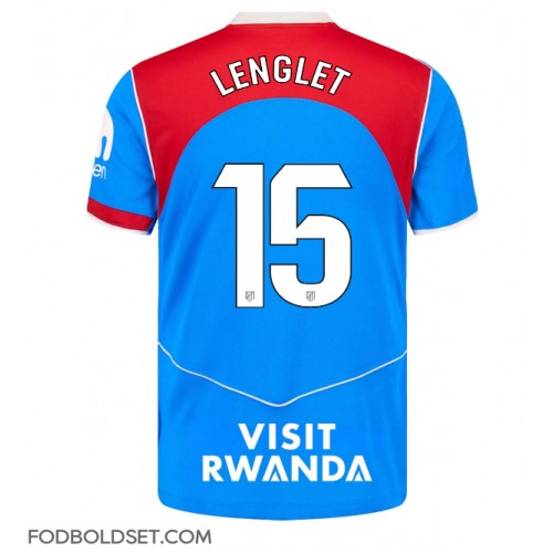 Atletico Madrid Clement Lenglet #15 Tredjetrøje 2025-26 Kortærmet